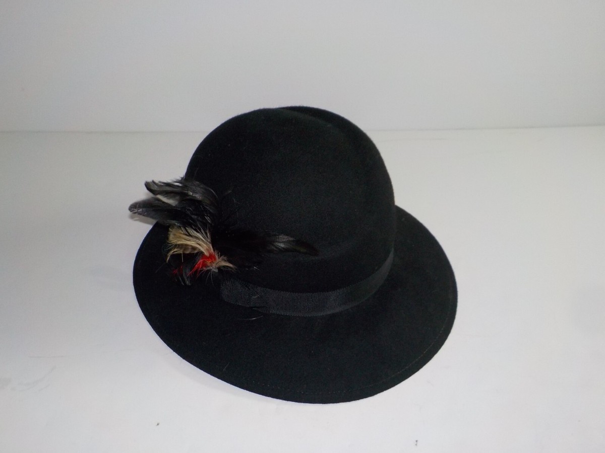 VTG Geo. W Bollman & Co Inc Doeskin felt hat Made in USA 100  display picture 3