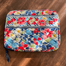 Vera Bradley Summer Cottage Summer 2012 E- Reader Sleeve w/ Interior ID Slot