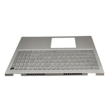 Silver Palmrest Non-Backlit Keyboard For Dell Inspiron 15 5501 5502 5505 06XCC3