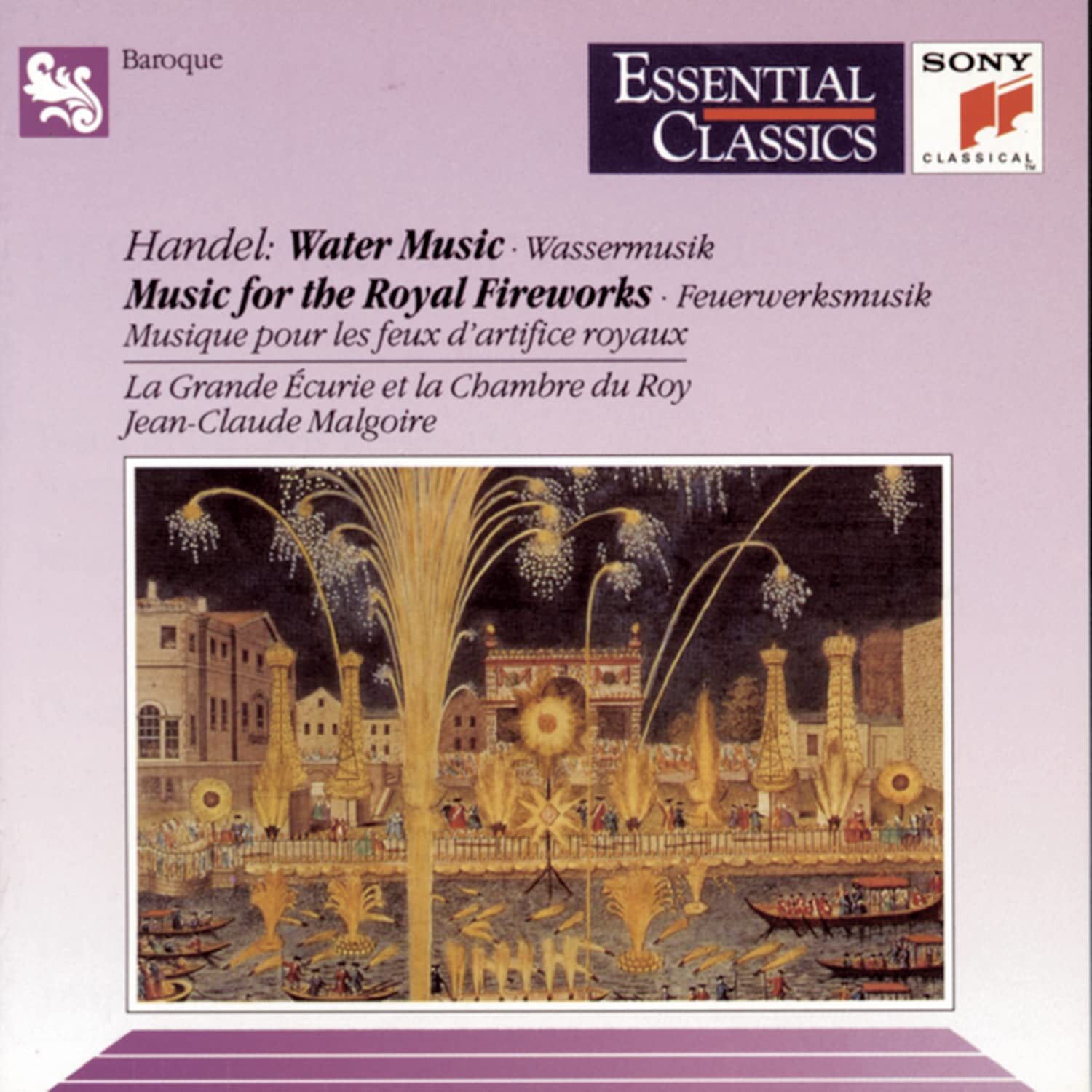 La Grande Ecurie et la C Handel: Water Music / Royal Fireworks Music Essen (CD)