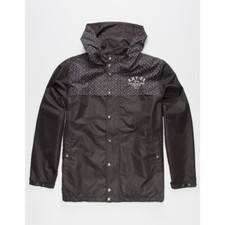 Key Street Clothing - Tahoe Light Windbreaker Jacket - Black