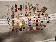 Lotto Personaggi E Accessori Playmobil 22 Personaggi Con Accessori Vari No Lego