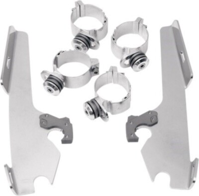 Memphis Shades MEM8977 Fats/Slim Mounting Hardware Kit - Dyna Wide Glide 06-17