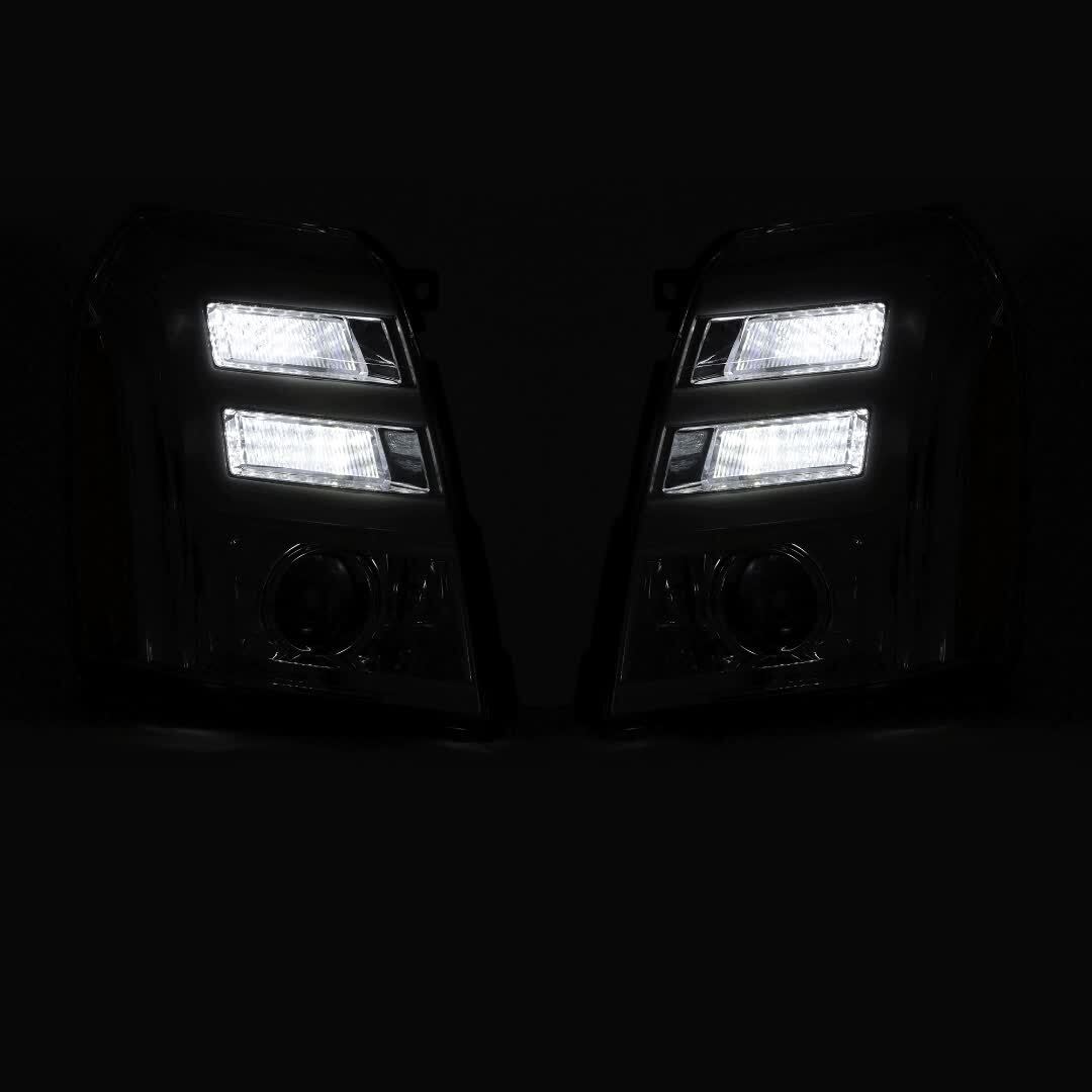For Cadillac Escalade ESV 07-14 HID/Xenon LED DRL Projector