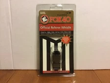 Classic FOX 40 Official Referee Whistle New In Package 115-Decibel Pealess
