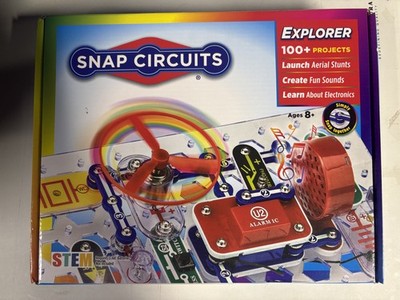 Snap Circuits STEM Jr. Electronics Explorer Kit, 100+ Projects New