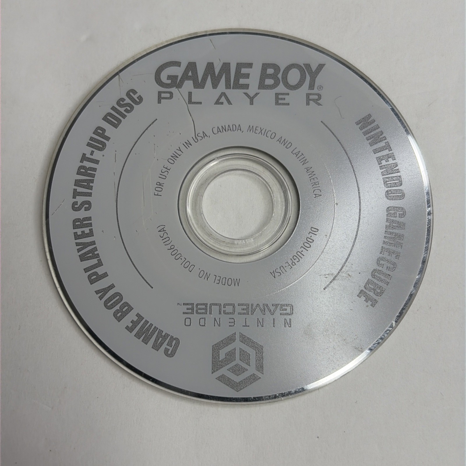 Nintendo Gamecube Gameboy Player Start-up Disc Only TESTED Authentic OEM
