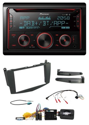 Pioneer 2DIN DAB Steering Wheel Bluetooth USB CD Car Stereo for Mercedes C-Class 07-11