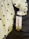NWT Cat & Jack One Pice Long Sleeve Fleece Bows 12 Months Girls — photo 3