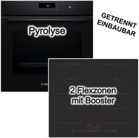 Herdset Backofen Bosch Mit Pkm Induktionskochfeld Pyrolyse Flexzonen Booster