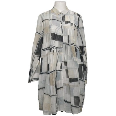 Annette Görtz, Bluse, Größe: 42, model: schiele, Weiß/Schwarz/Beige #32S