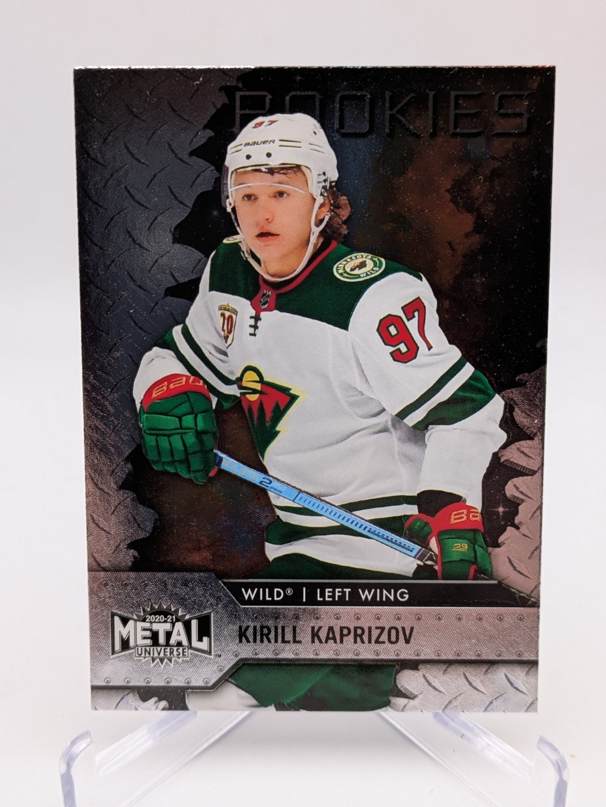 💥 2020-21 Skybox Metal Universe - Rookies Kirill Kaprizov #125 Rookie; Wild