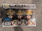 Funko POP! Star Wars Black Box Wedge, Biggs & Porkins Vinyl Figure NOT MINT