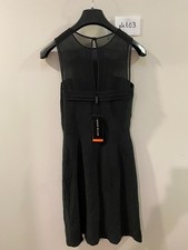 KAREN MILLEN Little Black Dress UK 8 (ph603)