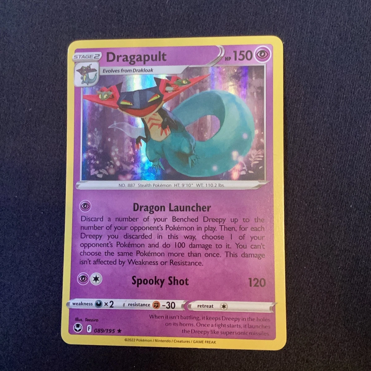 Dragapult Pokémon TCG Cards for sale