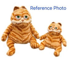 Two Orange Silly Cute Fat Cat Plush Toys Large  Small Brand New Factory Sealed