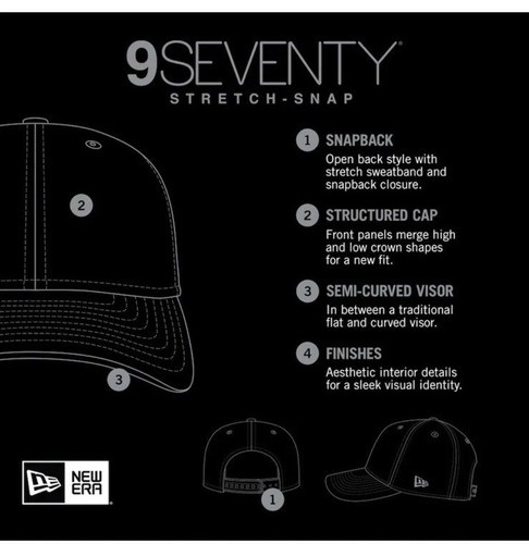 New Era Men’s San Diego Padres Cocktails 9SEVENTY Hat Stretch-SnapBack Cap - Picture 6 of 6