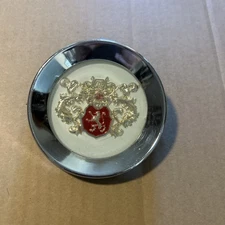 Jukebox Wurlitzer Logo  Metal Badge 4by 4" Part Fm5