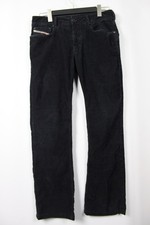 DIESEL Denim Black Regular Straight Jeans Size 30