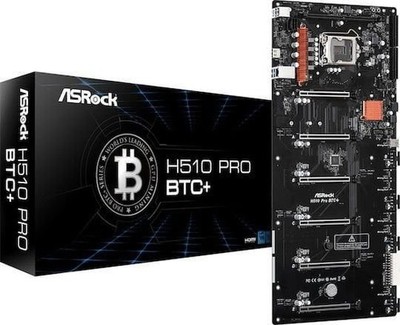 ASRock H510 Pro BTC+ Motherboard with Intel 1200 Socket + ram + cpu