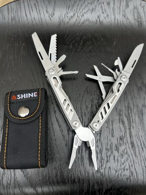 14-in-1 Multi Tool Stainless Steel Plier Knife Cable Cutter Saw File Screwdriver