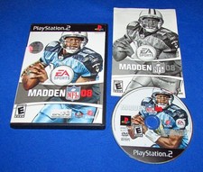 Madden NFL 08 for Playstation 2 Complete / Fast Shipping!