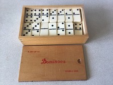 Double Nine Dominoes With Spinners. Set Of 55. Excellent Condition.