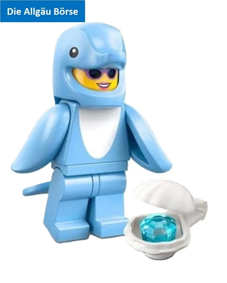 Lego 71051 Minifigur Serie 28 Delfinkostüm Delfin m. Muschel Sammelfigur Neu - Bild 1 von 1
