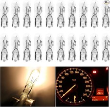20pcs Halogen Light Bulb 17 86 206 286 37 74 12v 1.2w Clear Glas Color White