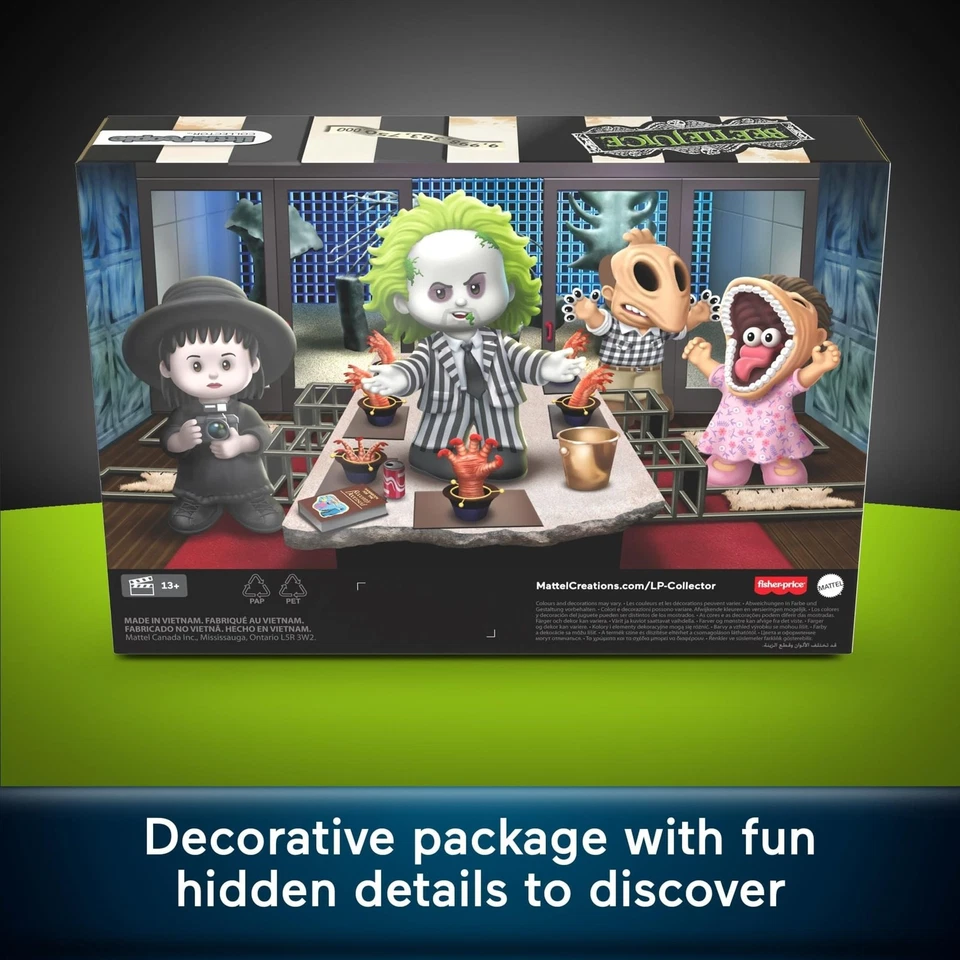 Beetlejuice Special Edition Set for Movie Fans, 4 Character Figures in a Disp... - Image 4 of 4