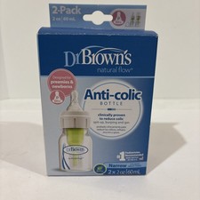 Dr. Brown's Natural Flow Anti-Colic Preemie Bottles 2 Oz 2 Pack