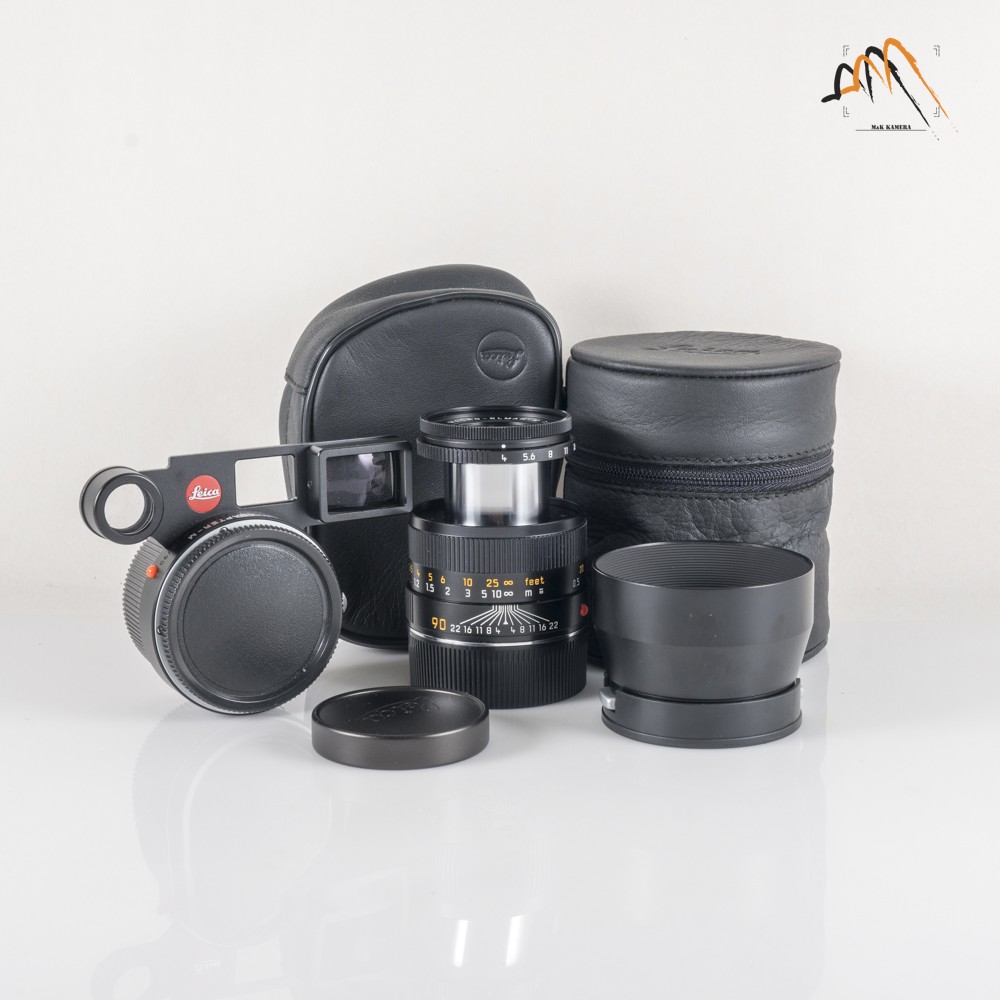 Leica Macro-Elmar-M Black with goggle adapter #11457