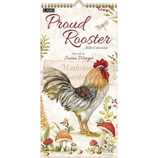 Lang Companies,  Proud Rooster 2026 Vertical Wall Calendar, 8'' X 15.8'', 12-Mon