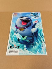 Marvel Rivals Jeff the Land Shark #1 | Variant Edition Cover |Signed Artgerm