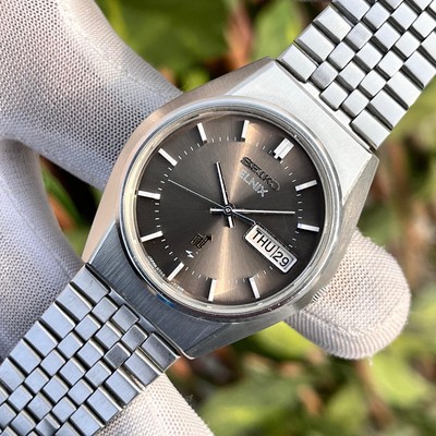 Vintage Seiko Elnix JDM Electronic Tobacco Brown Dial Japan Men