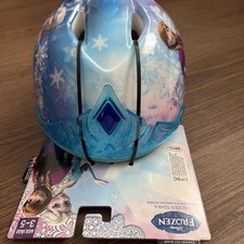 Disney Frozen 3D Tiara Bicycle Helmet Age 3-5 Bell True Fit head Protection Kids