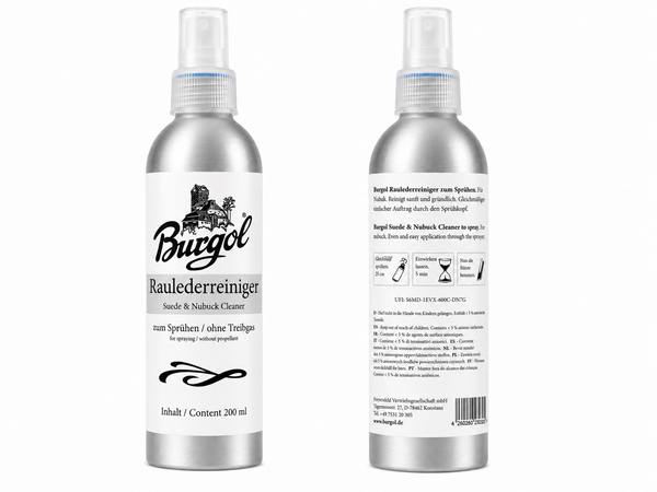 (84,50 Eur/L) Burgol Rauleder Reiniger 200Ml FüR Velours, Wildleder & Nubuk-image