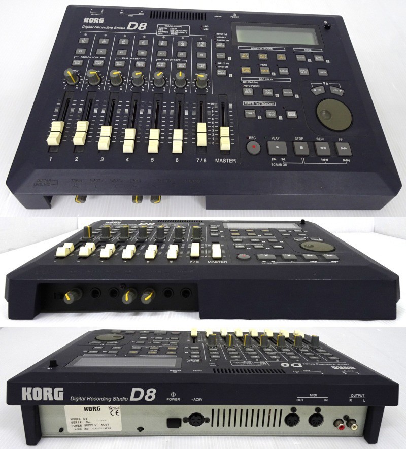 Korg D8 digital multitrack recorder Good | eBay