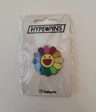 Murakami Flower Enamel Pin