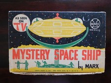 MARX MYSTERY SPACE SHIP Box Only 1950's