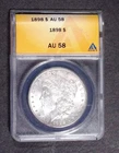1898 Morgan Silver Dollar ANACS AU 58 #6977
