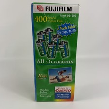 Unopened Fujifilm Superia X-TRA 400 35mm Film 6 Pack From Costco Expired 2007