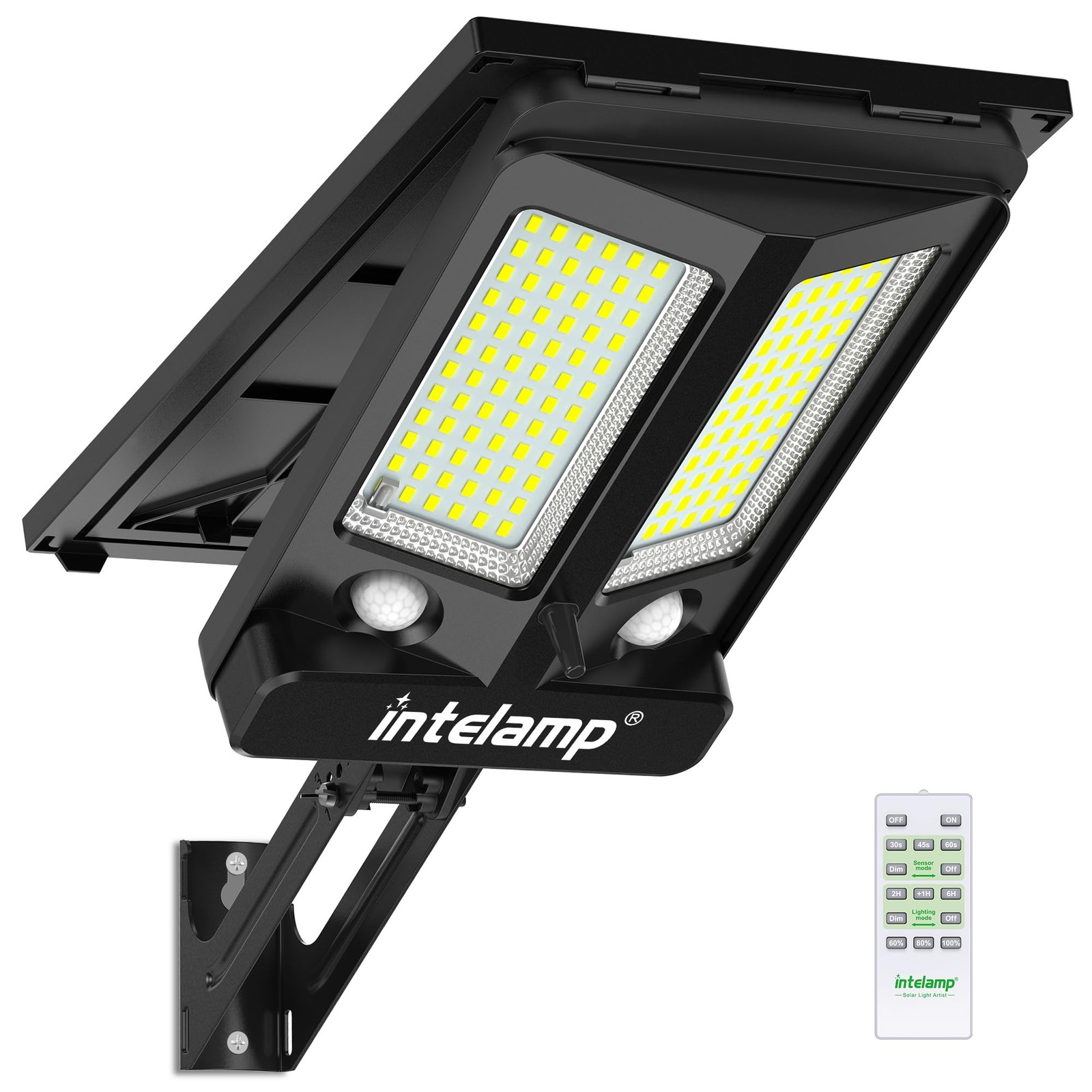 Faretto LED da Esterno Solare 12500mAh Faro Con Pannello Solare IP65