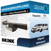 Brink AnhäNgekupplung Starr Passend für Opel Vivaro 03.2019-Jetzt Neu