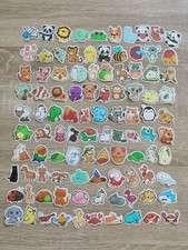 Lot de 100 Stickers Animaux mignons