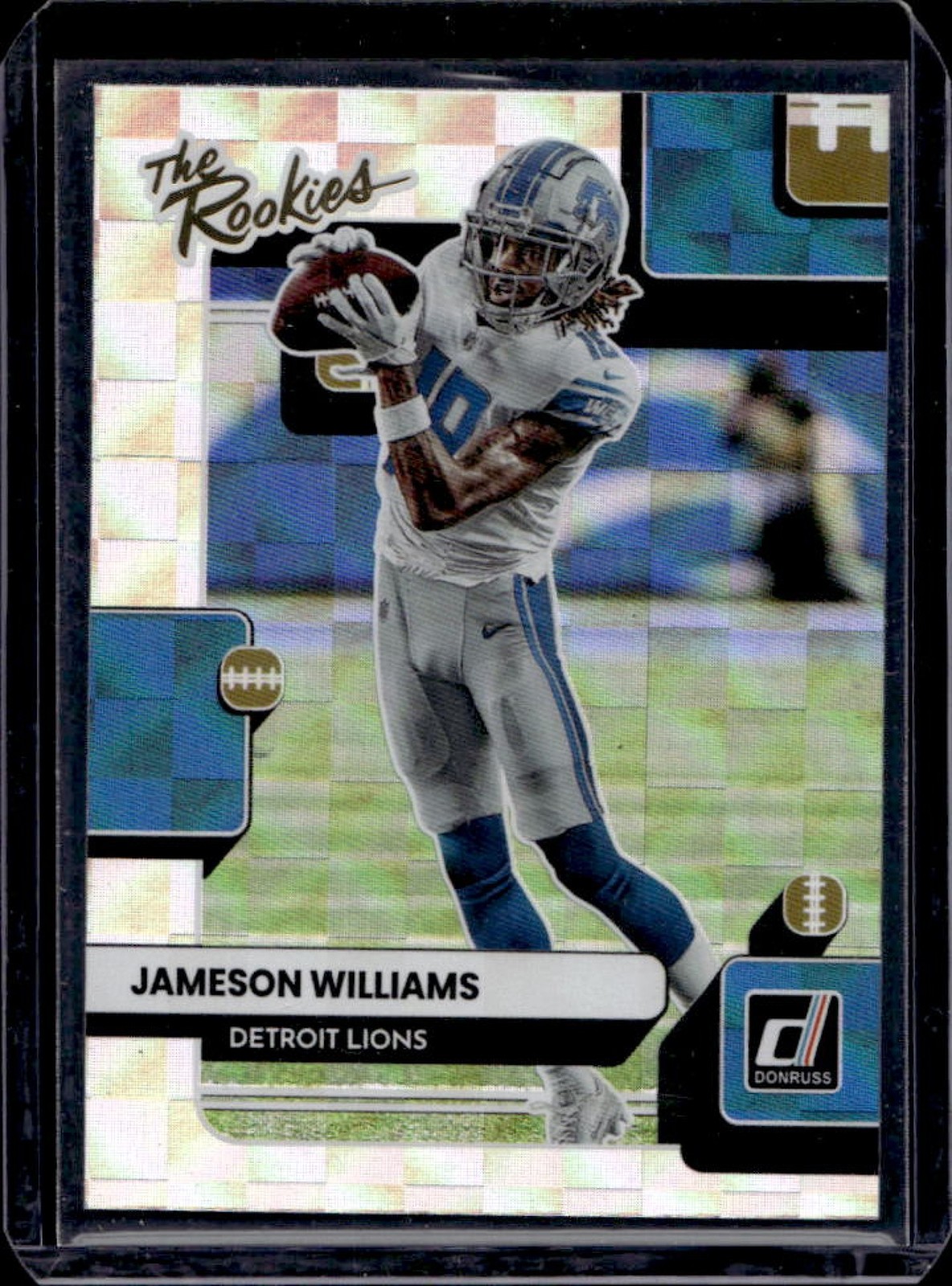 2022 Donruss Jameson Williams The Rookies Rookie RC #TR-8 Lions