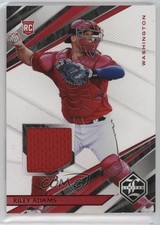 2022 Panini Chronicles Limited Swatches Red Riley Adams #LS-RA 0hr
