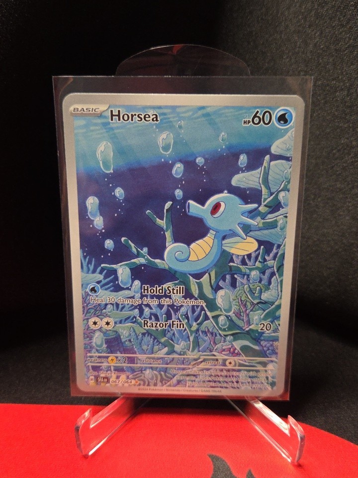 Horsea 067/064 Sv: Shrouded Fable Holo -LP-NM.