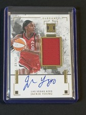 2025 Panini Impeccable WNBA Jackie Young Elegance Patch Auto /49