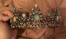 Rinestone Golden Crown, Fairy Queen Crown